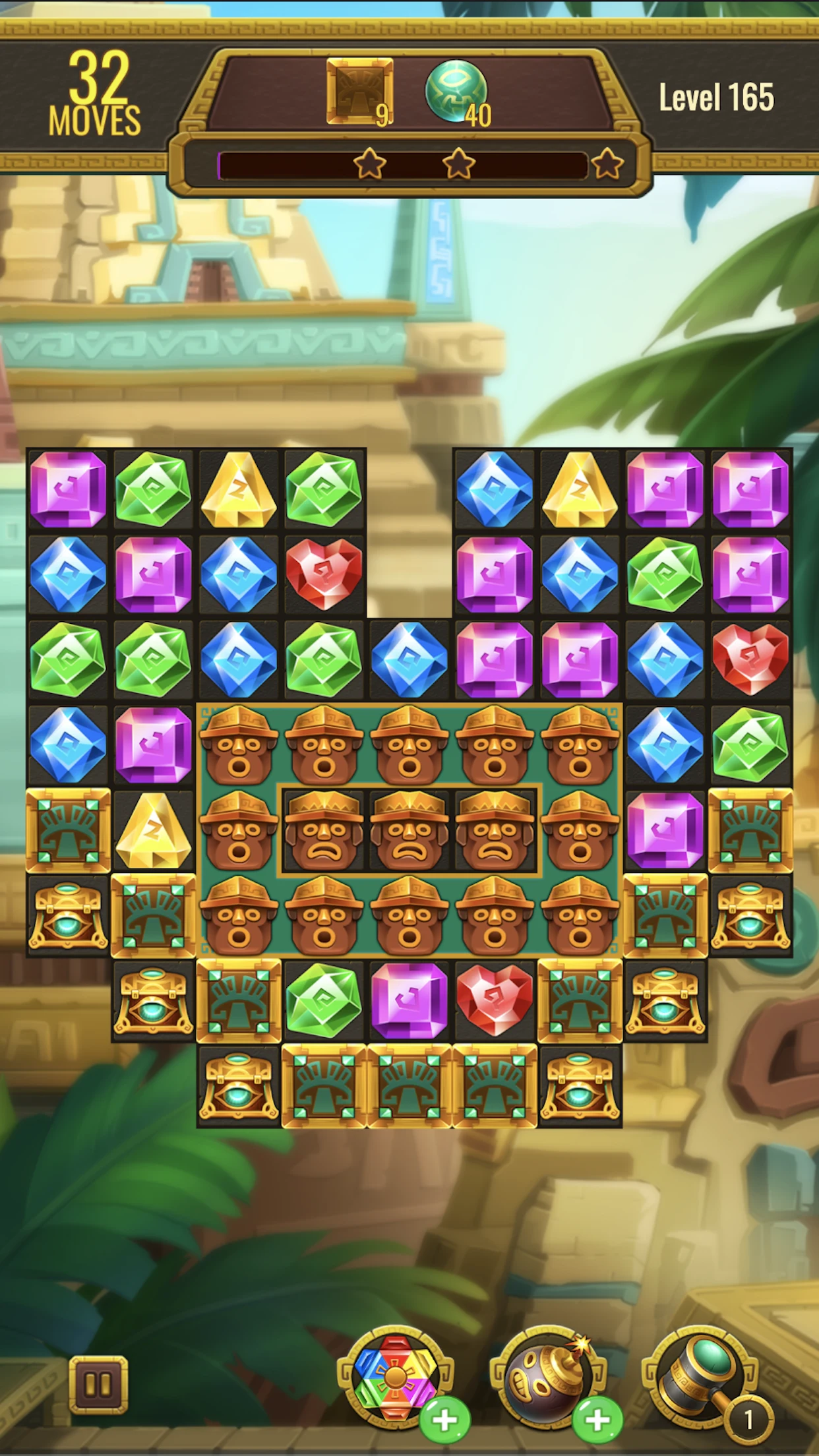 Jewels Maya Quest: Gem Match 3 screenshot